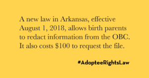 New Arkansas OBC Law