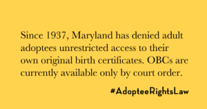 Maryland Original Birth Certificates Facebook