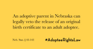 Nebraska adoptive parent veto
