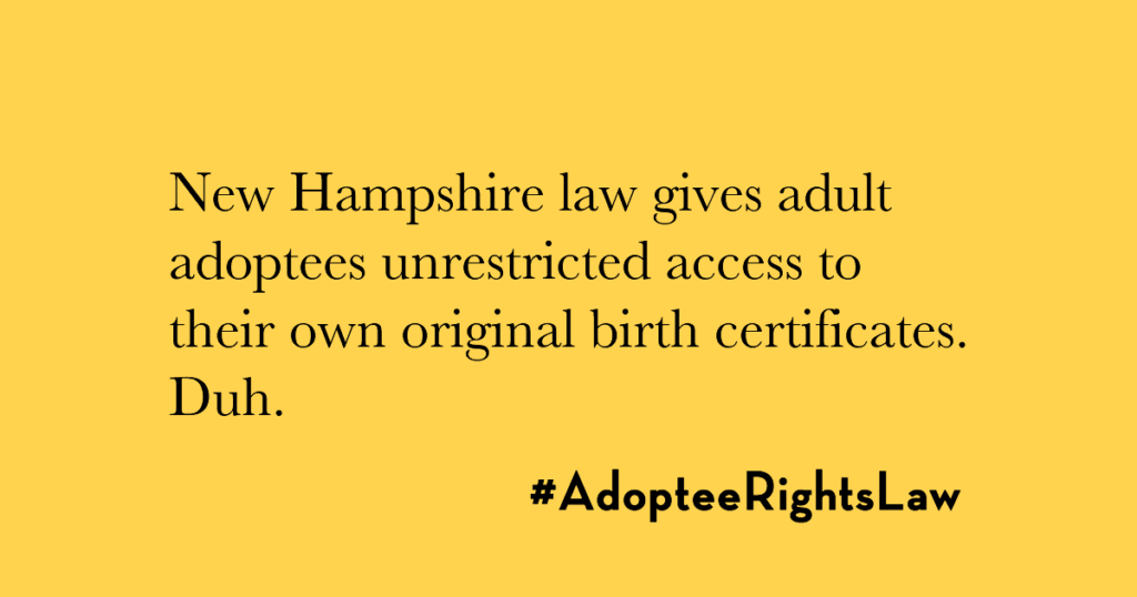 Facebook New Hampshire Obc Adoptee Rights Law Center