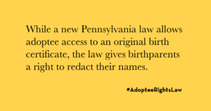 Pennsylvania OBC Access Issues