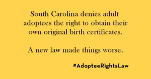 New South Carolina OBC Law