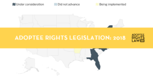 Adoptee Rights Legislation 2018 Twitter