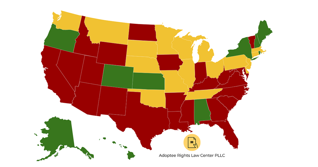 Arlc Maps Adoptee Rights Law Center