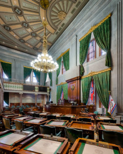Tennessee empty senate chamber